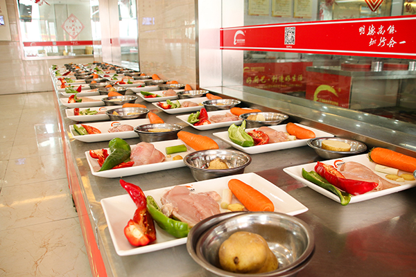 学生考核食材